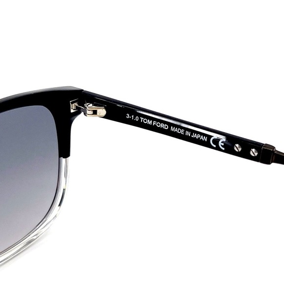 NEW!!! TOM FORD Caleb Sunglasses TF813 03C Titanium Authentic - Picture 8 of 11